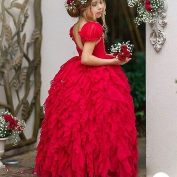 Dollcake Red Frothy dress 1 5 9 14 - Picture 2 of 7